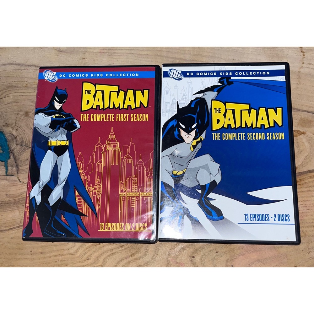 The Batman Complete First & Second Seasons DVD Set DC Comics Kids Collection